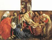 Roger Van Der Weyden Deposition oil